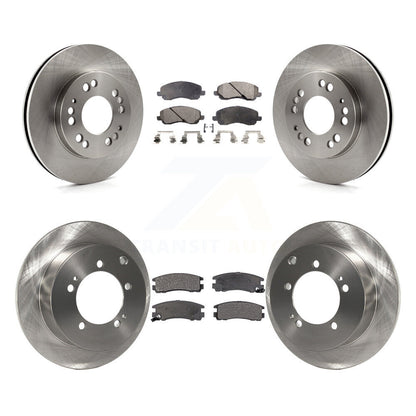 [Avant + Arrière] Kit de Disque et plaquette (céramique) de frein pour 2001 Mitsubishi Eclipse 2.4L From 06 01 K8T-101087
