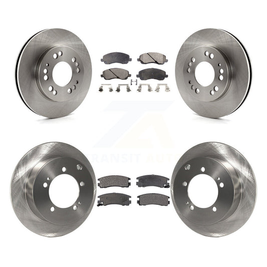 [Avant + Arrière] Kit de Disque et plaquette (céramique) de frein pour 2001 Mitsubishi Eclipse 2.4L From 06 01 K8T-101087