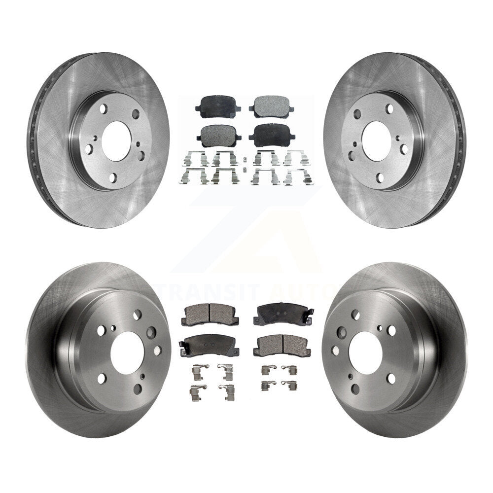 [Avant + Arrière] Kit de Disque et plaquette (céramique) de frein pour Toyota Camry Lexus ES300 Solara K8T-101090