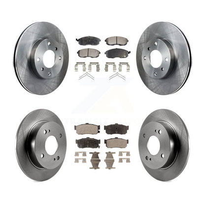 [Avant + Arrière] Kit de Disque et plaquette (céramique) de frein pour Nissan Altima Sentra INFINITI G20 K8T-101099