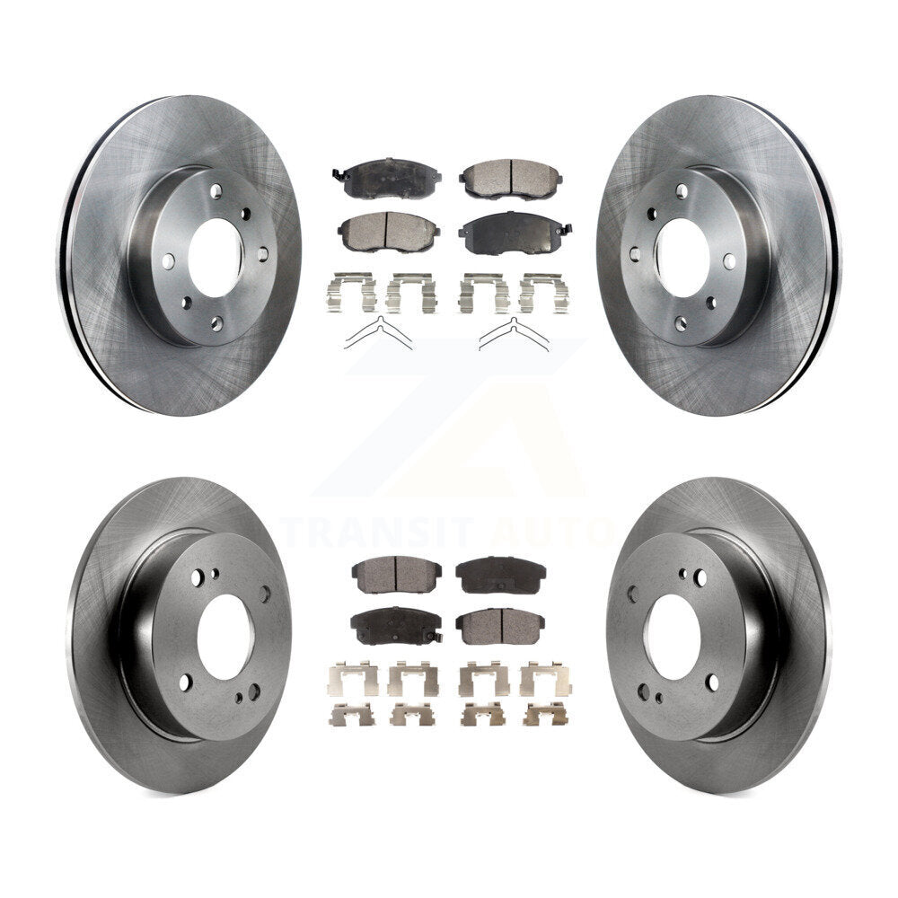 [Avant + Arrière] Kit de Disque et plaquette (céramique) de frein pour Nissan Sentra INFINITI G20 K8T-101100