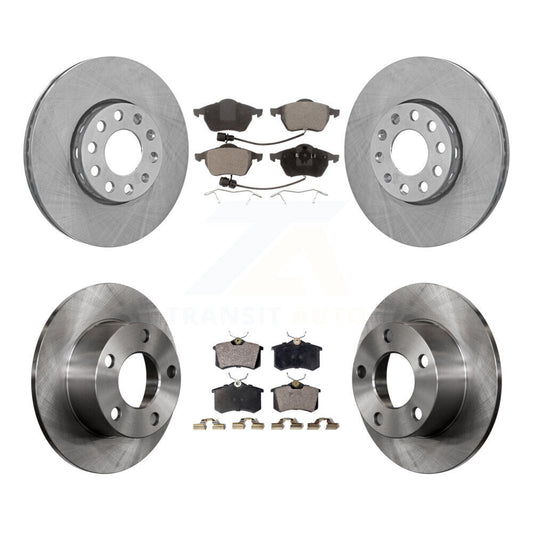 [Avant + Arrière] Kit de Disque et plaquette (céramique) de frein pour 1998-1999 Audi A6 K8T-101101