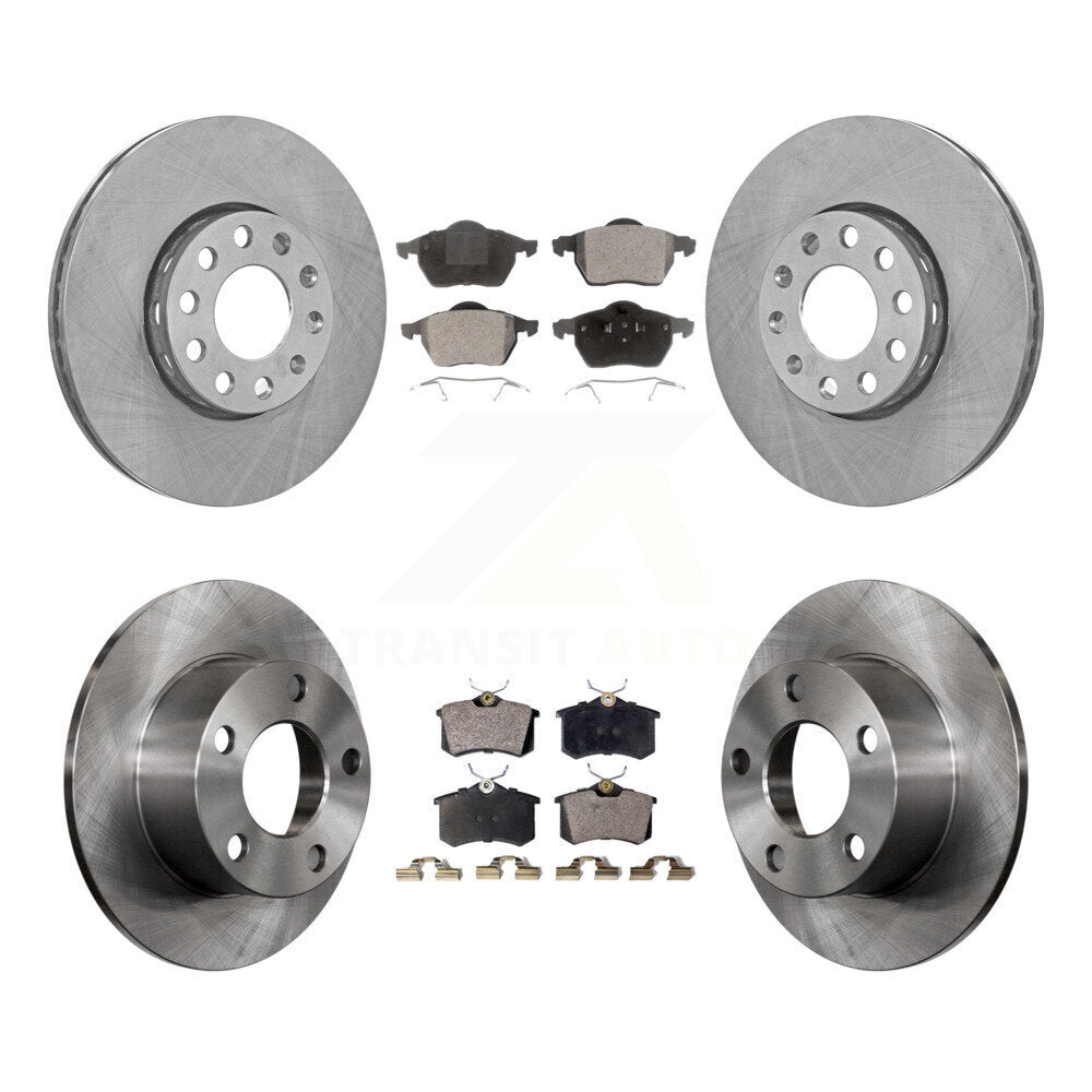 [Avant + Arrière] Kit de Disque et plaquette (céramique) de frein pour Volkswagen Passat K8T-101104