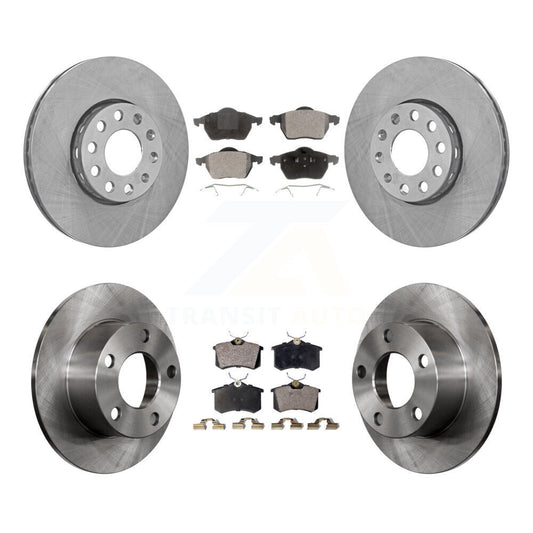 [Avant + Arrière] Kit de Disque et plaquette (céramique) de frein pour Volkswagen Passat K8T-101104