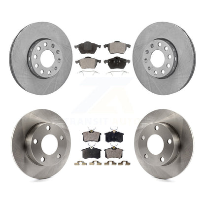 [Avant + Arrière] Kit de Disque et plaquette (céramique) de frein pour Volkswagen Passat Audi A4 K8T-101107