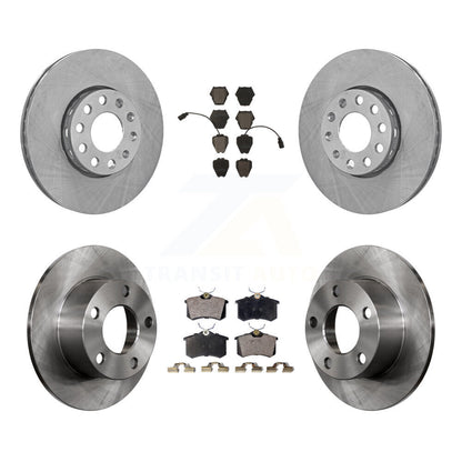 [Avant + Arrière] Kit de Disque et plaquette (céramique) de frein pour 2002 Volkswagen Passat FWD avec Dual Piston Caliper K8T-101116