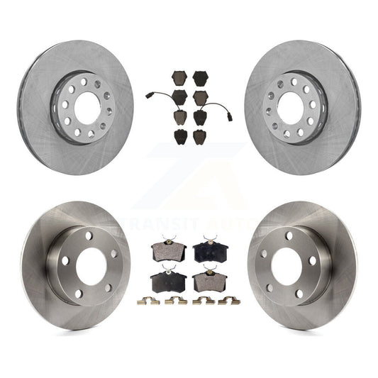 [Avant + Arrière] Kit de Disque et plaquette (céramique) de frein pour 2002 Volkswagen Passat AWD avec 2.8L avec Dual Piston Caliper K8T-101117
