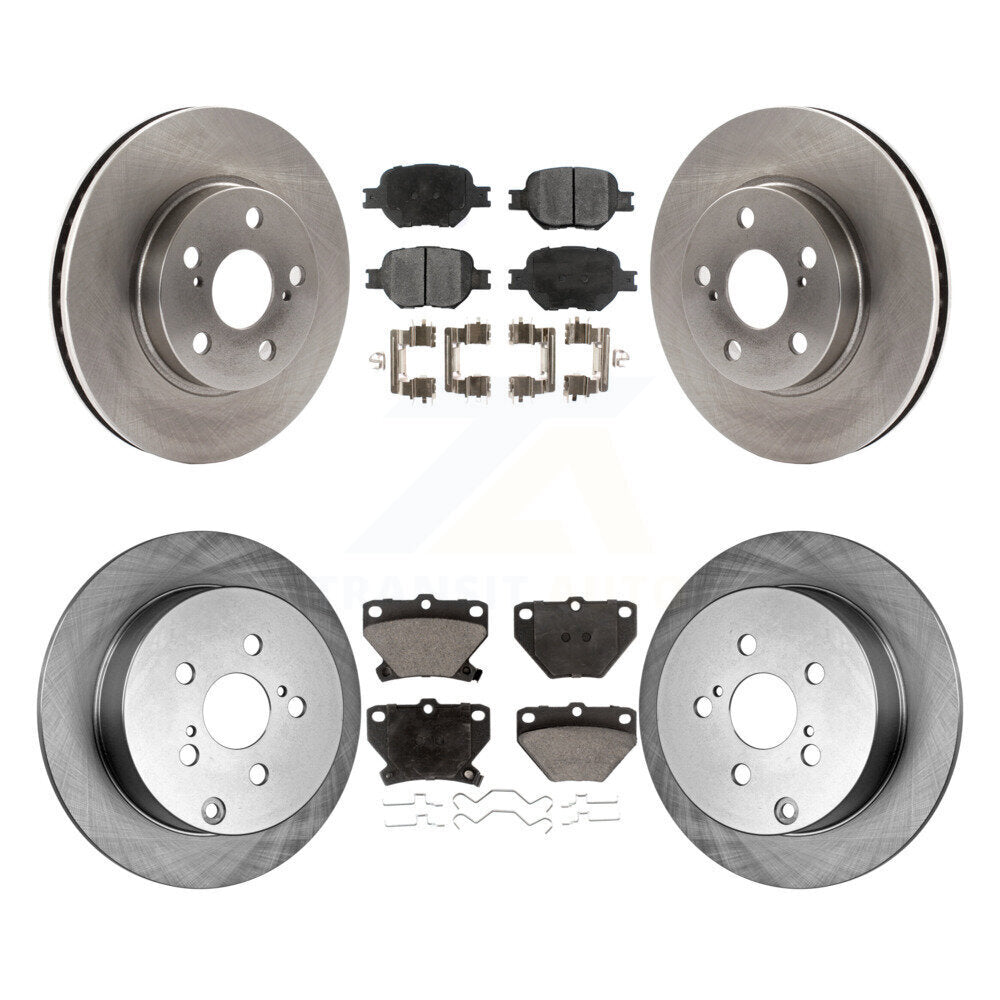 [Avant + Arrière] Kit de Disque et plaquette (céramique) de frein pour 2001 Toyota Celica GT K8T-101119