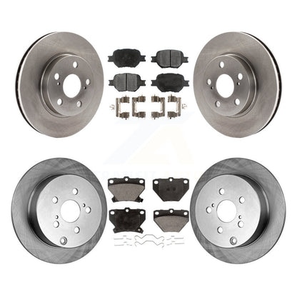 [Avant + Arrière] Kit de Disque et plaquette (céramique) de frein pour 2001 Toyota Celica GT K8T-101119