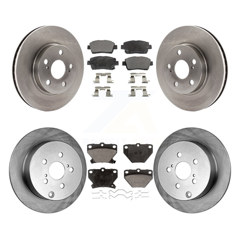 [Avant + Arrière] Kit de Disque et plaquette (céramique) de frein pour 2000 Toyota Celica GT K8T-101120