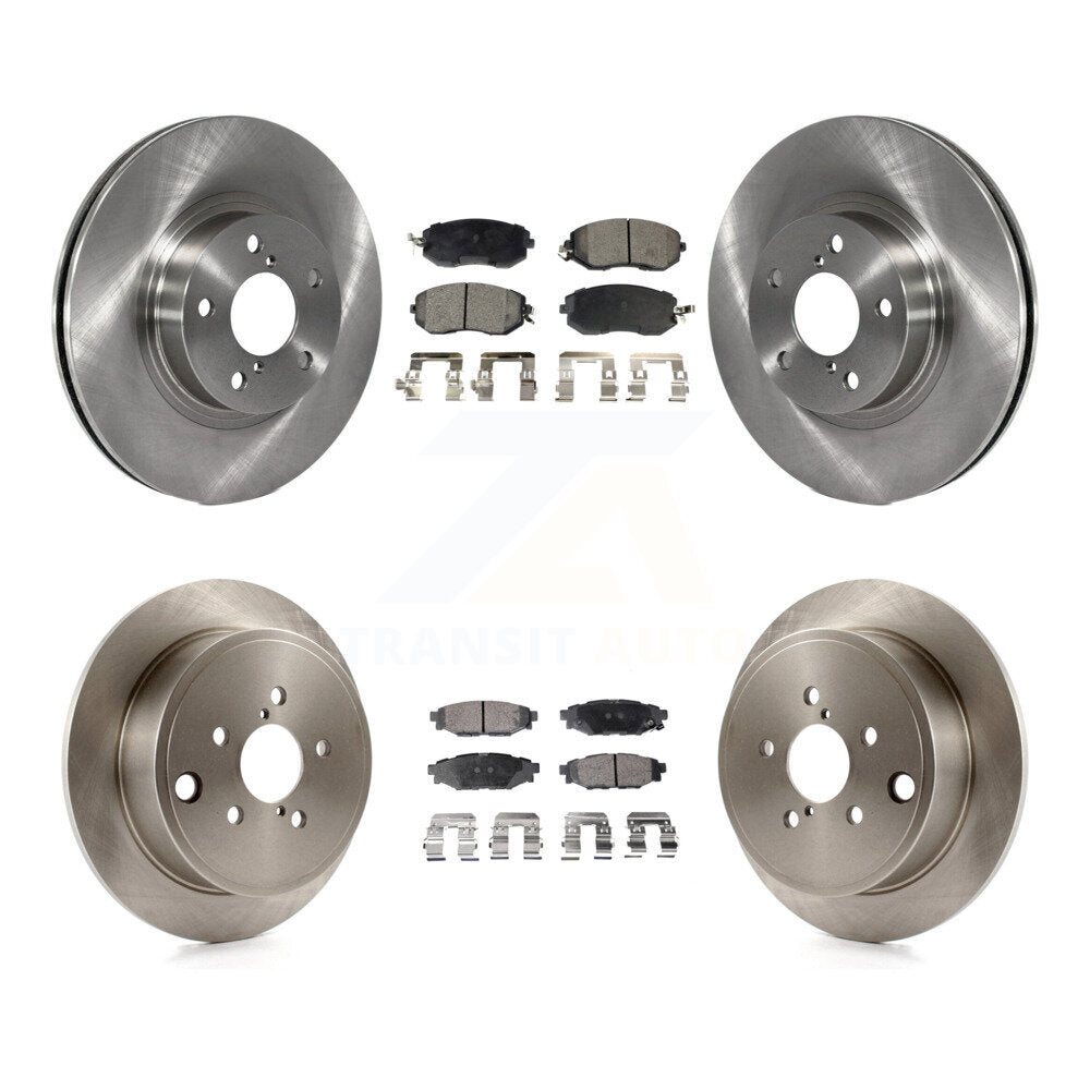 [Avant + Arrière] Kit de Disque et plaquette (céramique) de frein pour 2011 Subaru Impreza Outback Sport 2.5i Premium K8T-101121