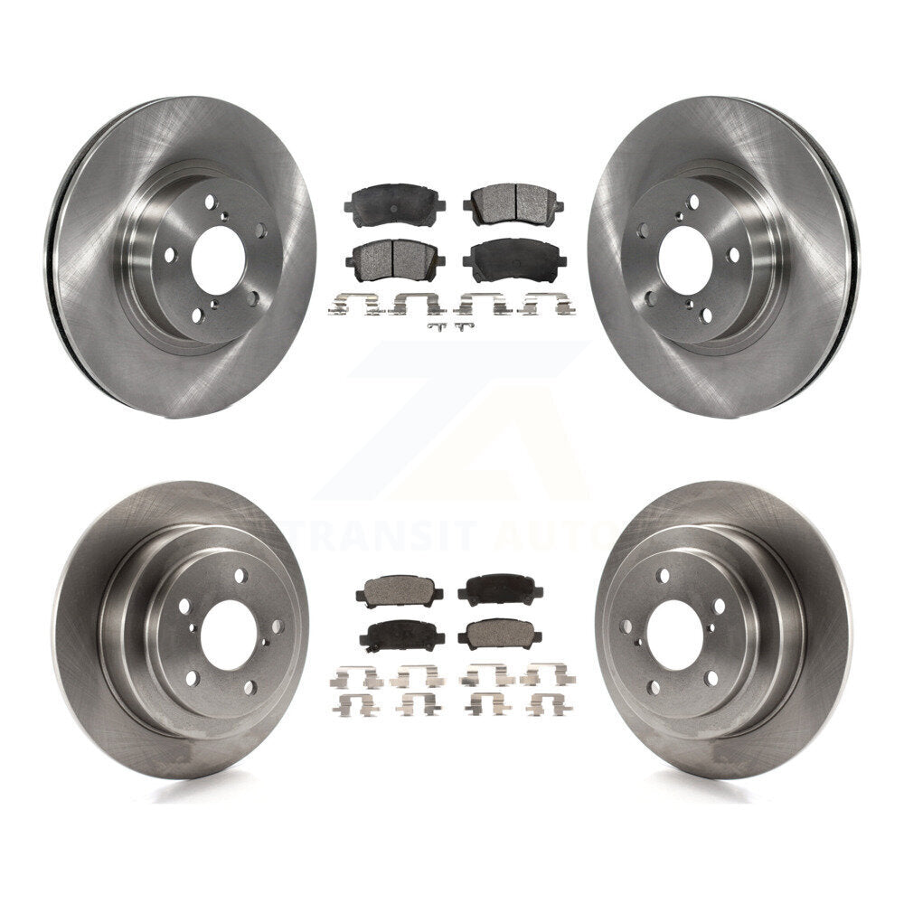 [Avant + Arrière] Kit de Disque et plaquette (céramique) de frein pour Subaru Forester Impreza K8T-101124