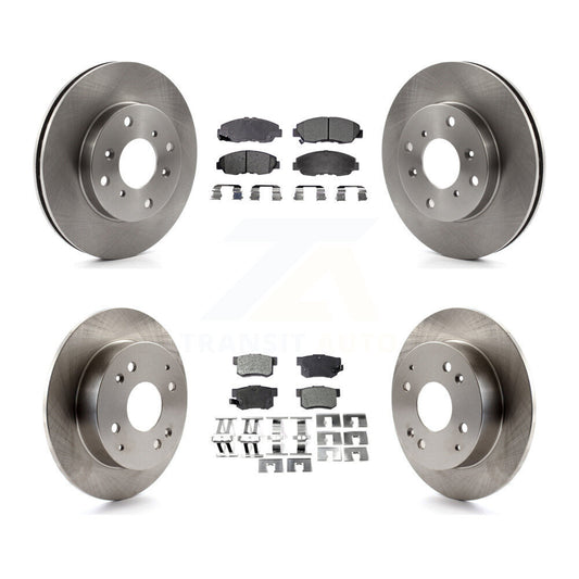 [Avant + Arrière] Kit de Disque et plaquette (céramique) de frein pour 1998-2002 Honda Accord Sedan avec 2.3L K8T-101132
