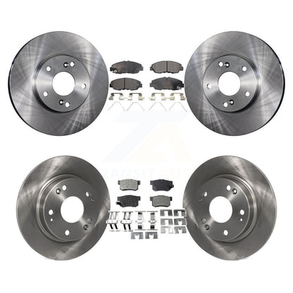 [Avant + Arrière] Kit de Disque et plaquette (céramique) de frein pour 2014-2015 Honda Civic Touring K8T-101133
