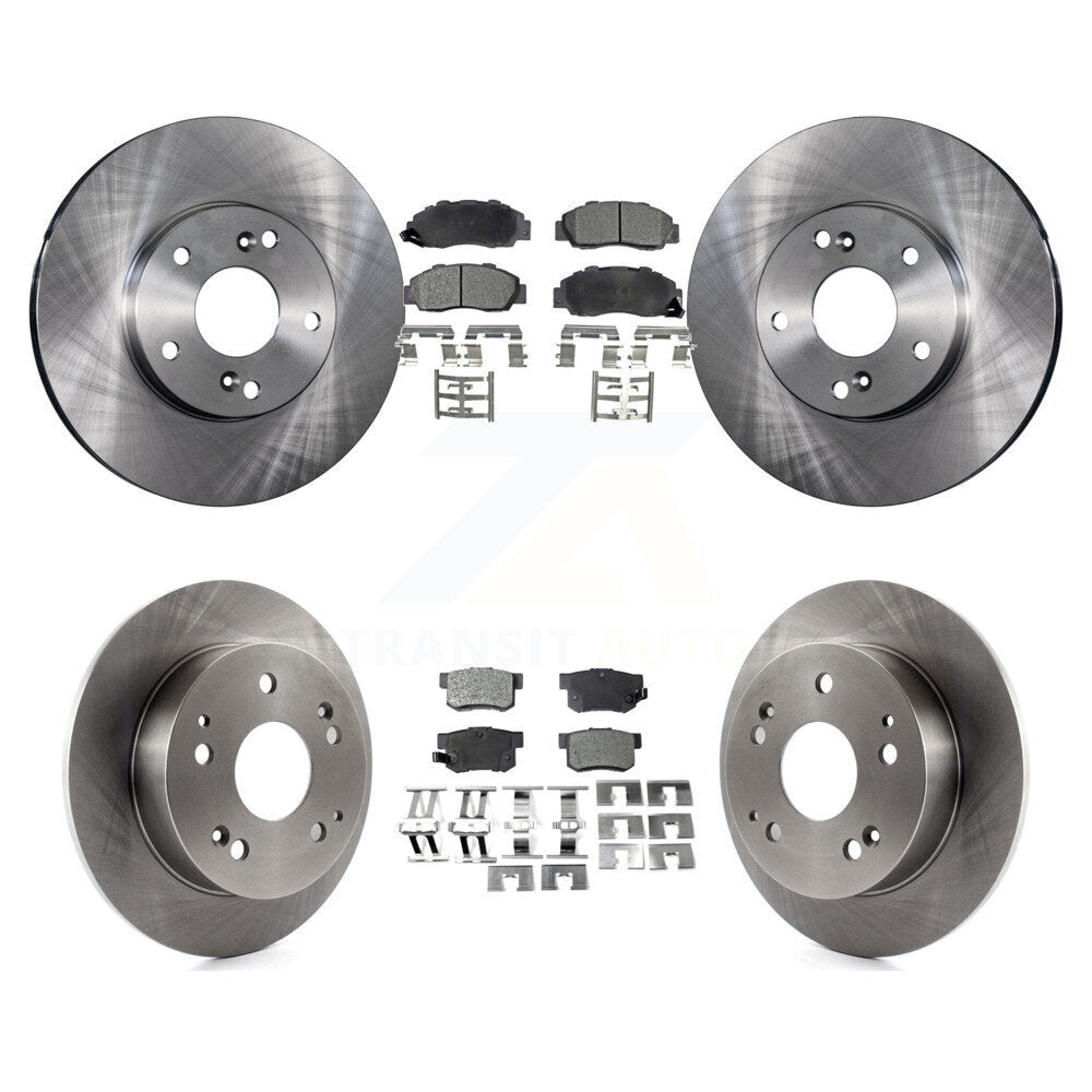 [Avant + Arrière] Kit de Disque et plaquette (céramique) de frein pour 1998-2002 Honda Accord 3.0L K8T-101134
