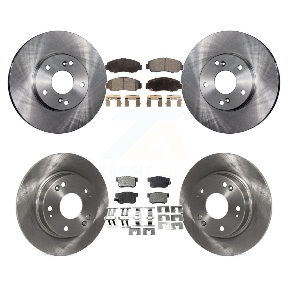 [Avant + Arrière] Kit de Disque et plaquette (céramique) de frein pour Acura CSX K8T-101142