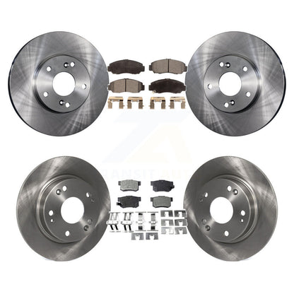 [Avant + Arrière] Kit de Disque et plaquette (céramique) de frein pour Acura CSX K8T-101142