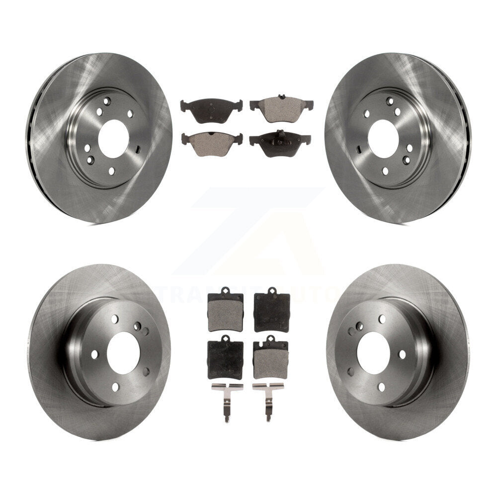 [Avant + Arrière] Kit de Disque et plaquette (céramique) de frein pour Mercedes-Benz E320 CLK320 E430 CLK430 K8T-101143