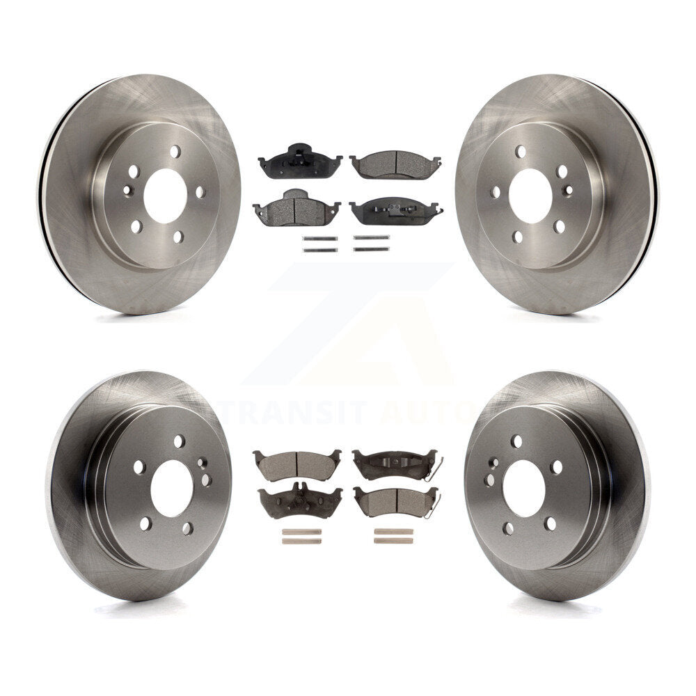 [Avant + Arrière] Kit de Disque et plaquette (céramique) de frein pour Mercedes-Benz ML320 ML350 ML430 K8T-101152