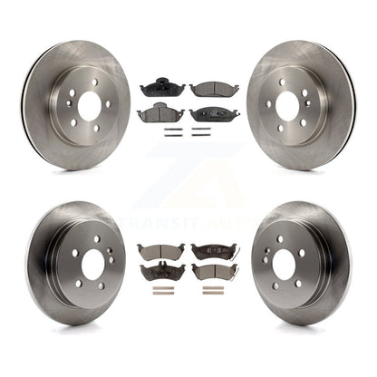 [Avant + Arrière] Kit de Disque et plaquette (céramique) de frein pour Mercedes-Benz ML320 ML350 ML430 K8T-101152