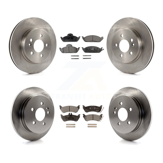 [Avant + Arrière] Kit de Disque et plaquette (céramique) de frein pour Mercedes-Benz ML320 ML350 ML430 K8T-101152