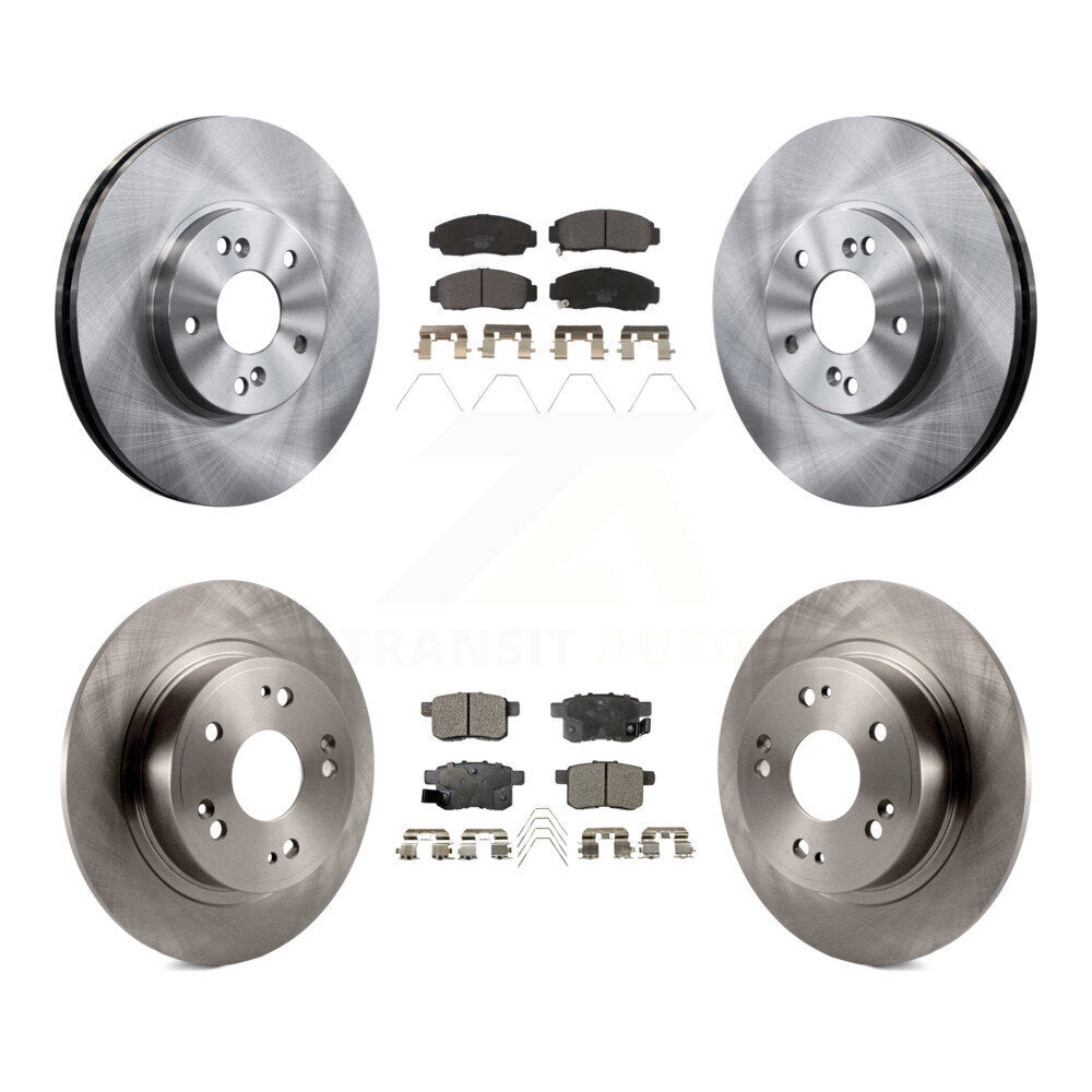 [Avant + Arrière] Kit de Disque et plaquette (céramique) de frein pour Honda Accord Acura TSX K8T-101153