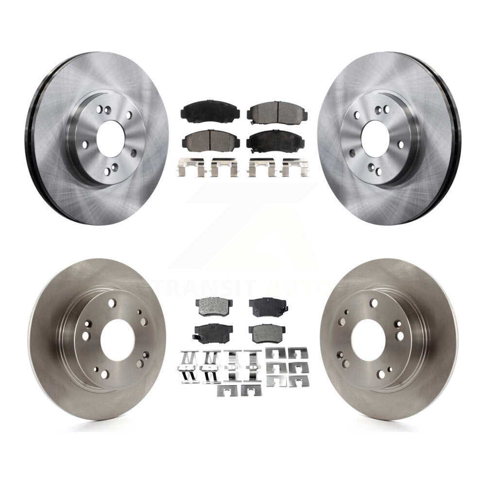 [Avant + Arrière] Kit de Disque et plaquette (céramique) de frein pour Honda Accord Acura TSX K8T-101155