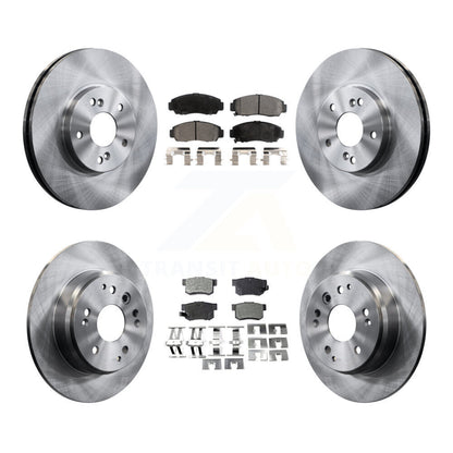 [Avant + Arrière] Kit de Disque et plaquette (céramique) de frein pour Acura TL K8T-101156