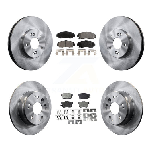[Avant + Arrière] Kit de Disque et plaquette (céramique) de frein pour Acura TL K8T-101156
