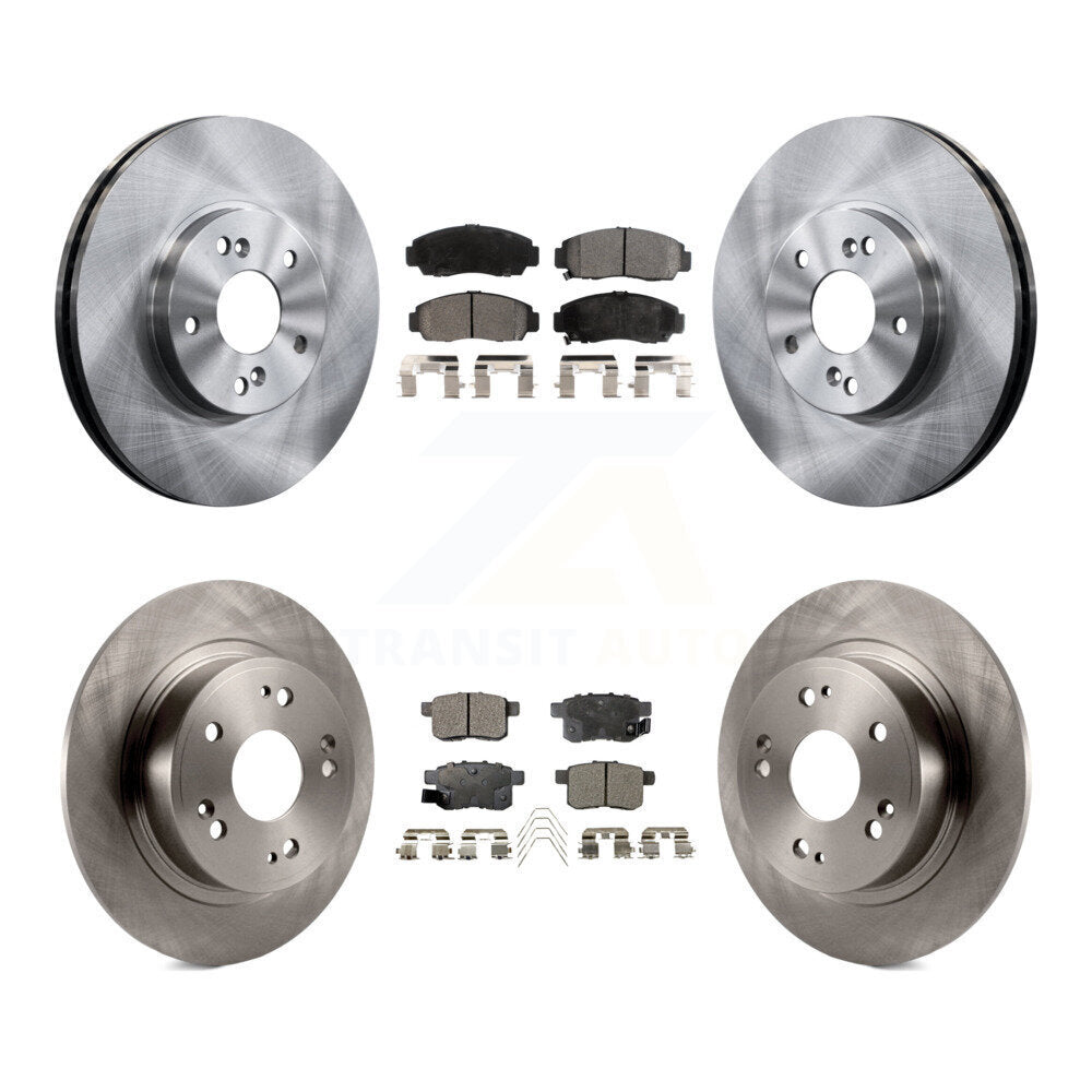 [Avant + Arrière] Kit de Disque et plaquette (céramique) de frein pour Honda Accord Acura TSX K8T-101157