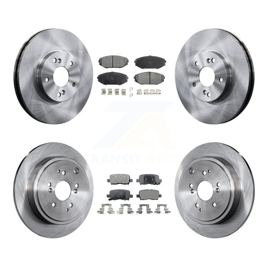 [Avant + Arrière] Kit de Disque et plaquette (céramique) de frein pour 2001-2002 Acura MDX K8T-101158