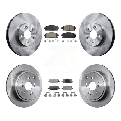[Avant + Arrière] Kit de Disque et plaquette (céramique) de frein pour 2003-2006 Acura MDX K8T-101160
