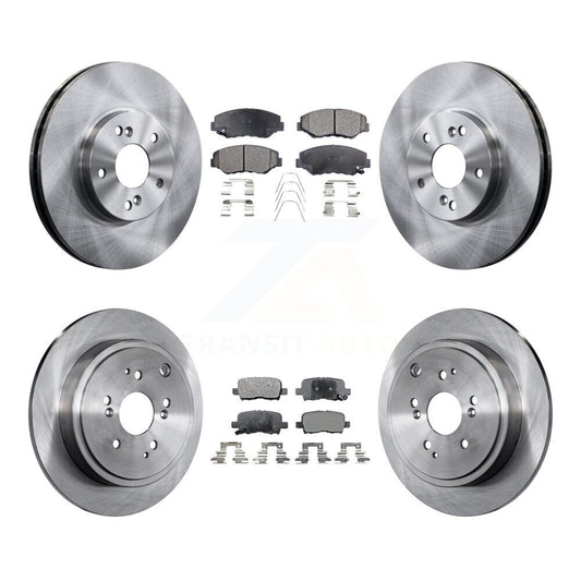 [Avant + Arrière] Kit de Disque et plaquette (céramique) de frein pour 2003-2008 Honda Pilot K8T-101161