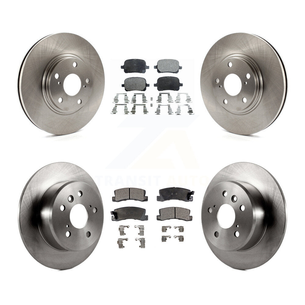 [Avant + Arrière] Kit de Disque et plaquette (céramique) de frein pour 1999-2001 Lexus RX300 FWD K8T-101165