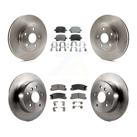 [Avant + Arrière] Kit de Disque et plaquette (céramique) de frein pour 1999-2001 Lexus RX300 FWD K8T-101165