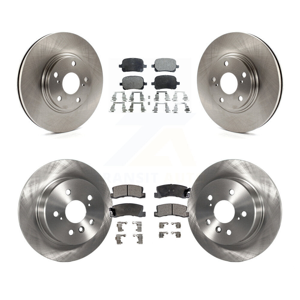 [Avant + Arrière] Kit de Disque et plaquette (céramique) de frein pour 1999-2001 Lexus RX300 AWD K8T-101166