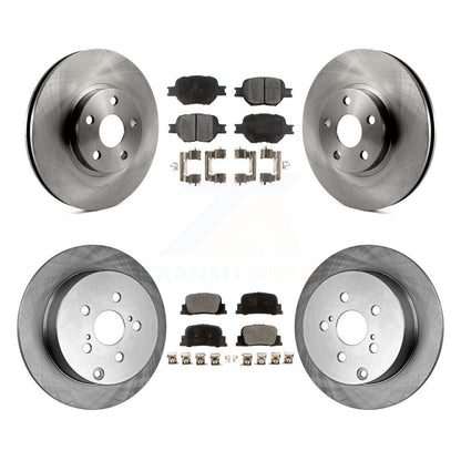 [Avant + Arrière] Kit de Disque et plaquette (céramique) de frein pour 2005-2010 Scion tC K8T-101170