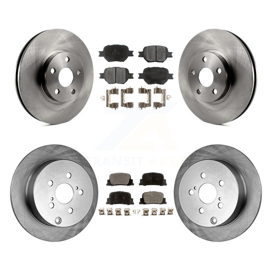 [Avant + Arrière] Kit de Disque et plaquette (céramique) de frein pour 2005-2010 Scion tC K8T-101170