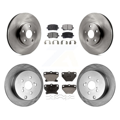 [Avant + Arrière] Kit de Disque et plaquette (céramique) de frein pour Toyota Corolla Matrix Pontiac Vibe K8T-101171