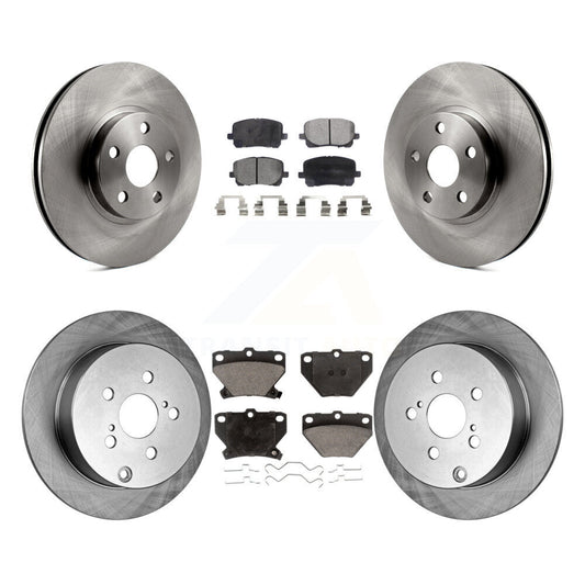 [Avant + Arrière] Kit de Disque et plaquette (céramique) de frein pour Toyota Corolla Matrix Pontiac Vibe K8T-101171