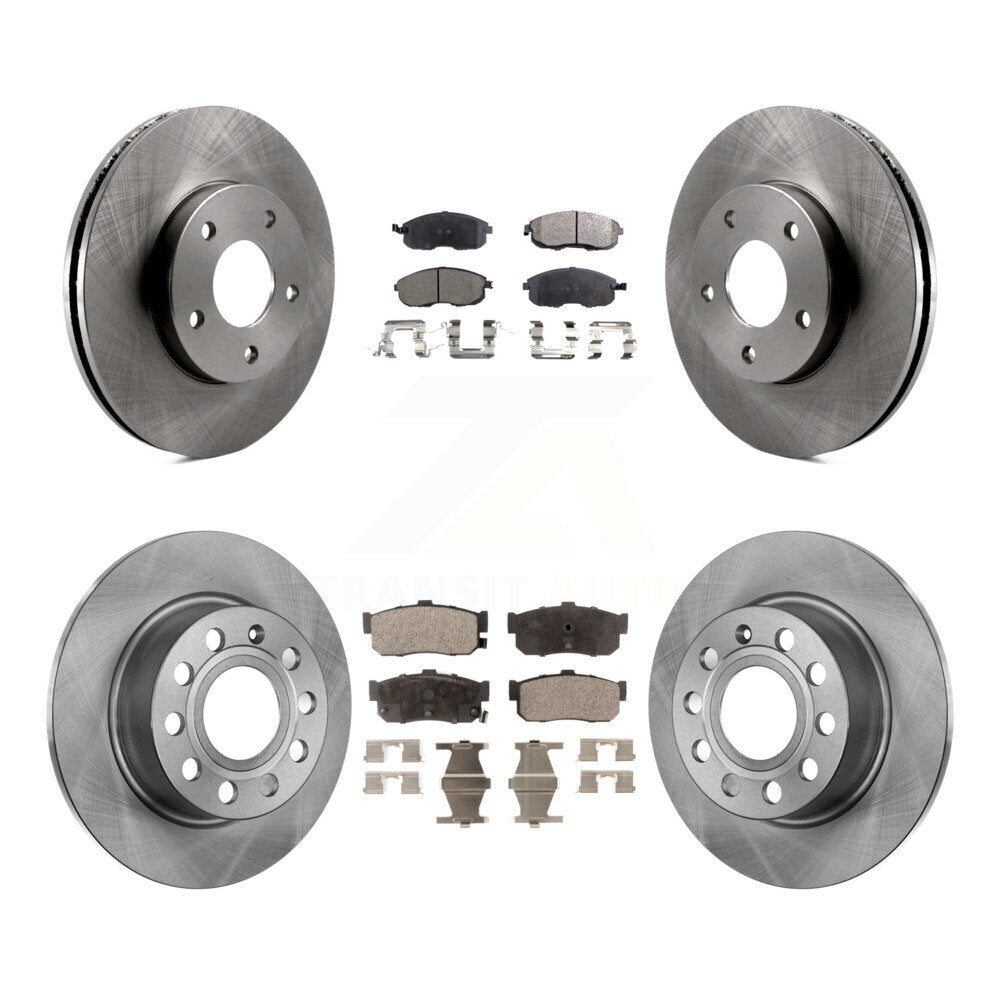 [Avant + Arrière] Kit de Disque et plaquette (céramique) de frein pour Nissan Maxima Infiniti I30 INFINITI K8T-101172
