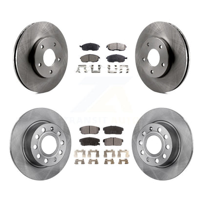 [Avant + Arrière] Kit de Disque et plaquette (céramique) de frein pour Nissan Maxima Infiniti I30 INFINITI From 10/00 K8T-101173