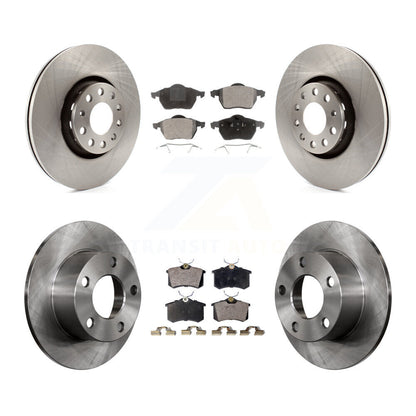 [Avant + Arrière] Kit de Disque et plaquette (céramique) de frein pour Audi A6 avec 312mm Diameter Rotor K8T-101176