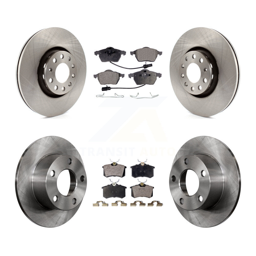 [Avant + Arrière] Kit de Disque et plaquette (céramique) de frein pour Audi A6 avec 312mm Diameter Rotor K8T-101179