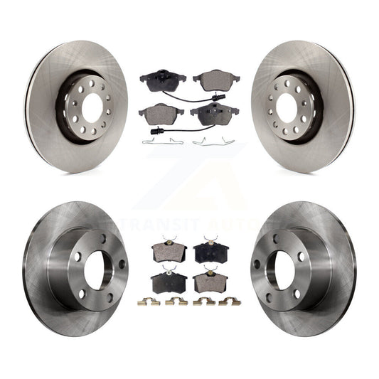 [Avant + Arrière] Kit de Disque et plaquette (céramique) de frein pour Audi A6 avec 312mm Diameter Rotor K8T-101179