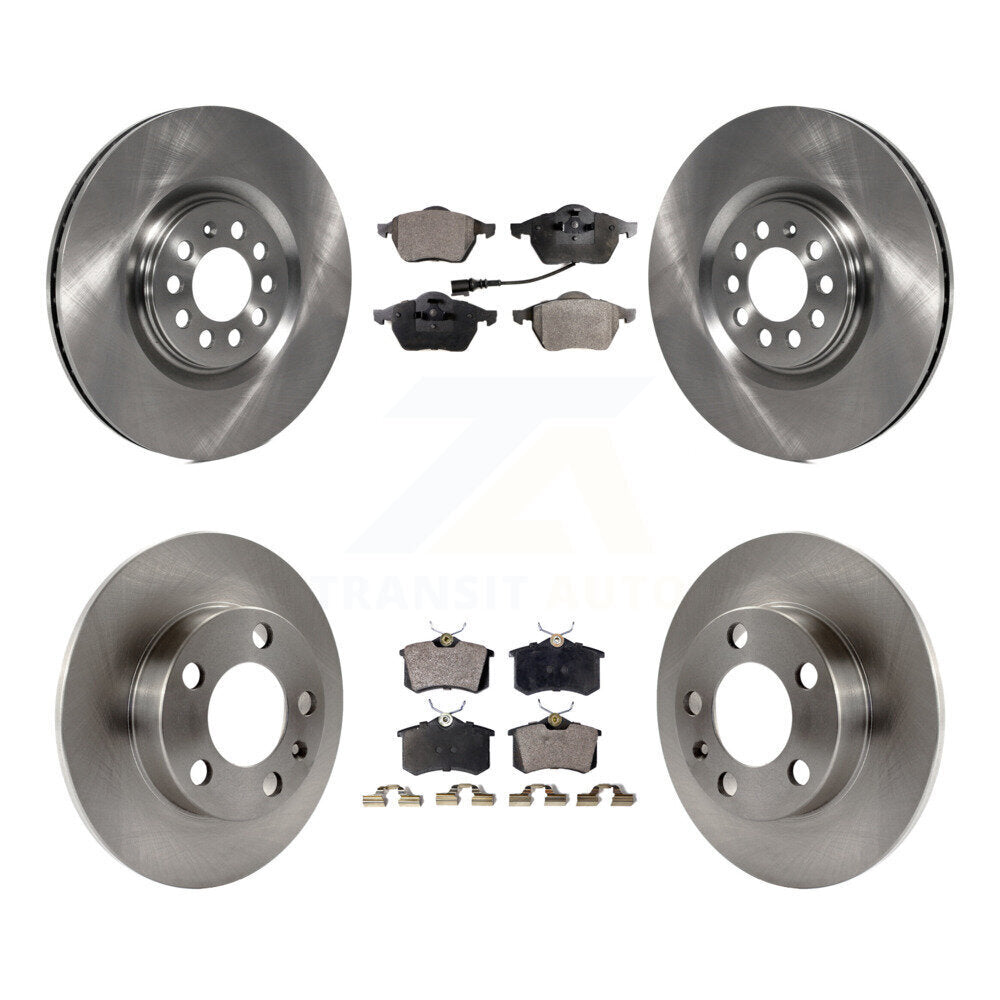 [Avant + Arrière] Kit de Disque et plaquette (céramique) de frein pour 2000-2006 Audi TT K8T-101182