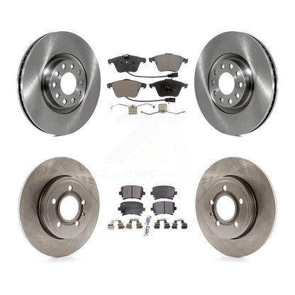 [Avant + Arrière] Kit de Disque et plaquette (céramique) de frein pour Audi A4 Quattro K8T-101194