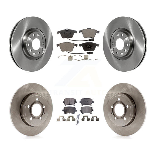 [Avant + Arrière] Kit de Disque et plaquette (céramique) de frein pour Audi A4 Quattro K8T-101194