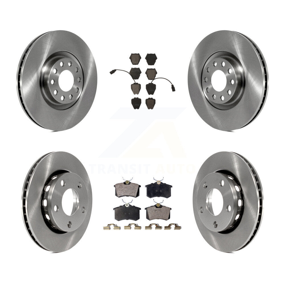 [Avant + Arrière] Kit de Disque et plaquette (céramique) de frein pour 2000-2001 Audi S4 K8T-101195