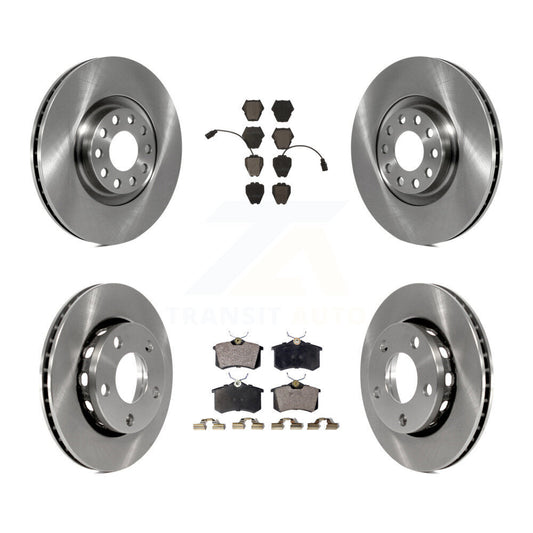 [Avant + Arrière] Kit de Disque et plaquette (céramique) de frein pour 2000-2001 Audi S4 K8T-101195
